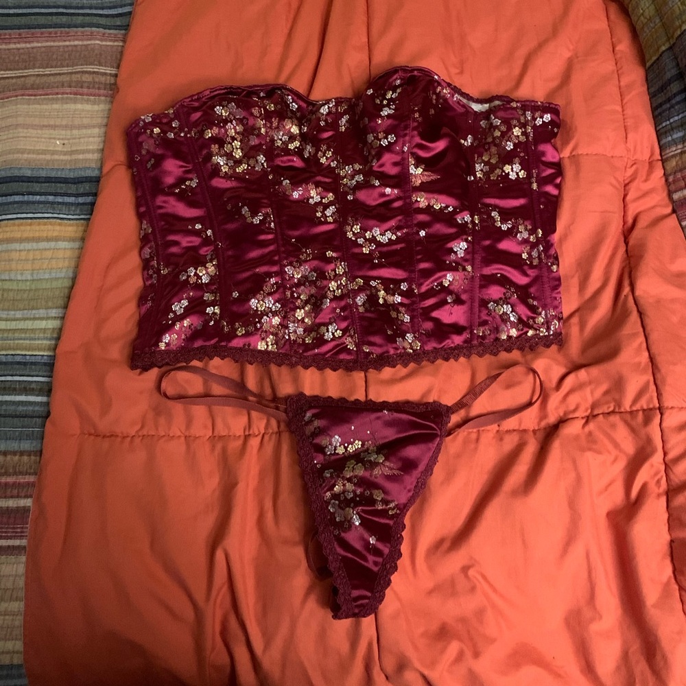 Corset with Matching Thong